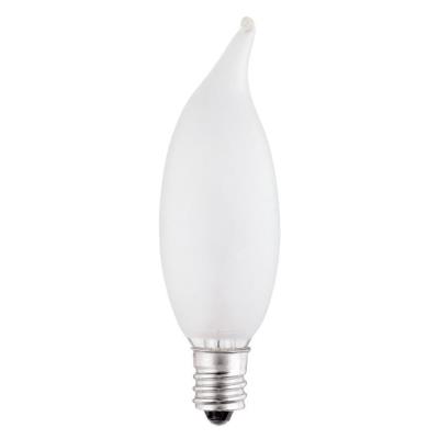15 Watt CA8 Flame Tip Incandescent Light Bulb