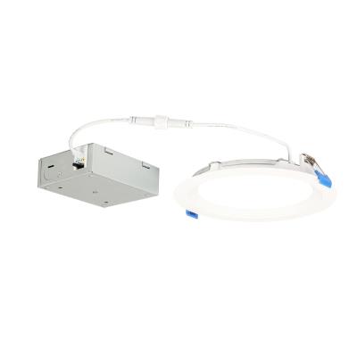12 Watt (80 Watt Equivalent) 6-Inch Dimmable Slim Recessed LED Downlight with Color Temperature Selection, ENERGY STAR