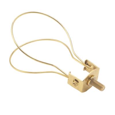 Brass Finish Clip-On Lamp Adapter