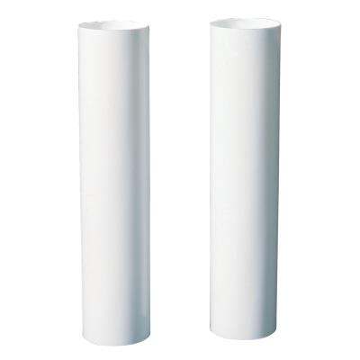 Two White 4" Candle Socket Covers