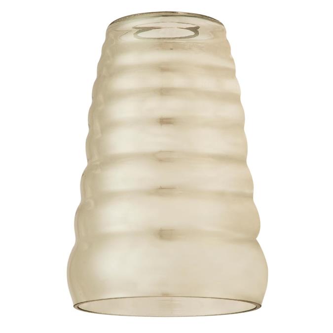 Champagne Glass Rippled Cone Shade