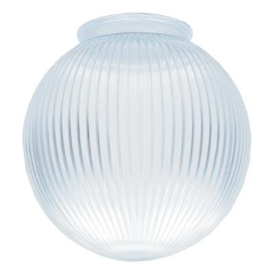 3-1/4-Inch Clear Prismatic Glass Globe, 6-Pack