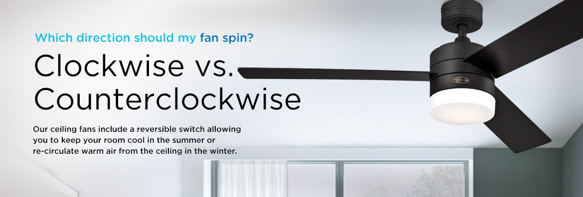 Which way should fan spin in summer or winter? – Hunter Fan