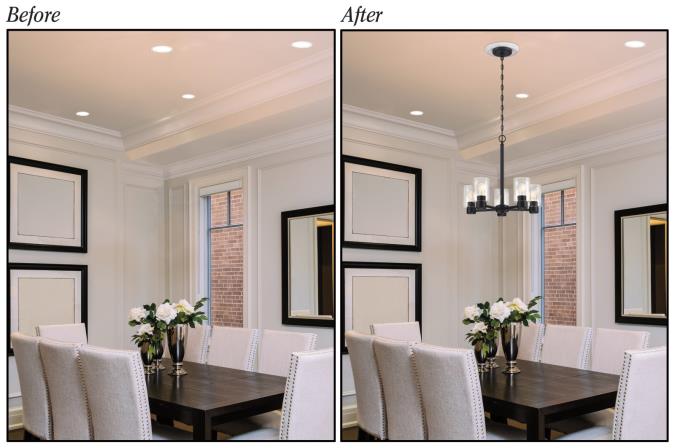 Westinghouse Recessed Light Converter - How To Convert Recessed Light Ceiling Fan