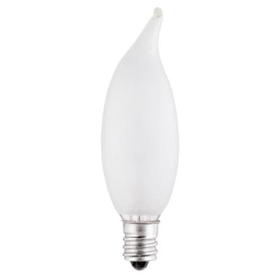 25 Watt CA8 Flame Tip Incandescent Light Bulb