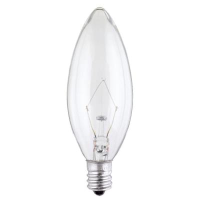 25 Watt B9 1/2 Torpedo Incandescent Light Bulb