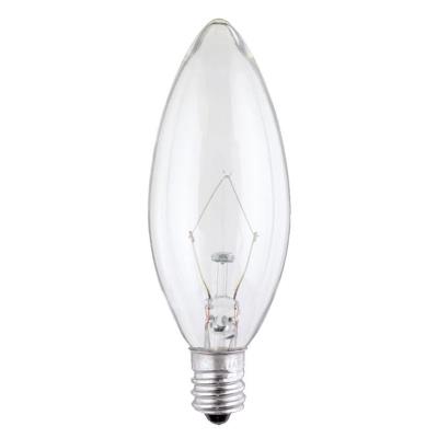 15 Watt B9 1/2 Torpedo Incandescent Light Bulb