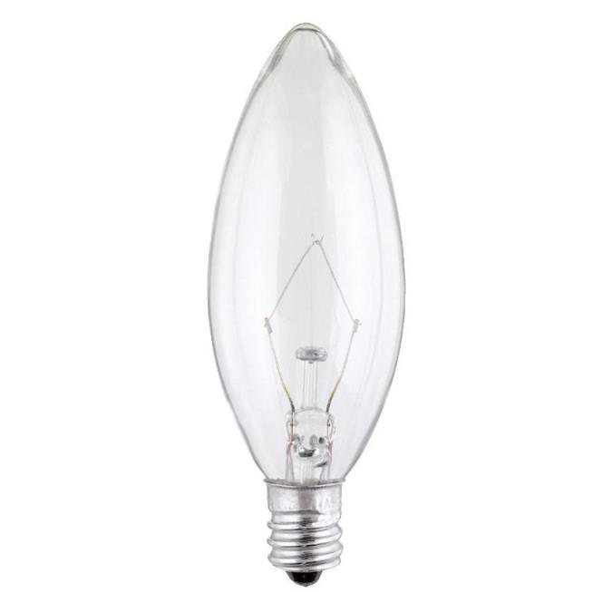 thumbnail image 2 of Westinghouse 15 Watt B9 1/2 Torpedo Incandescent Light Bulb - Genesis Lamp 2 of 14