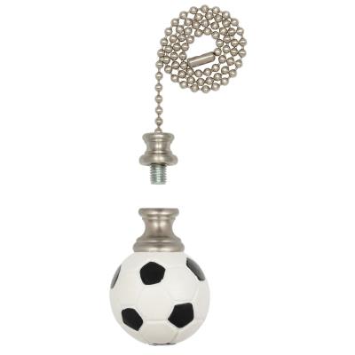 Soccer Ball Finial/Pull Chain