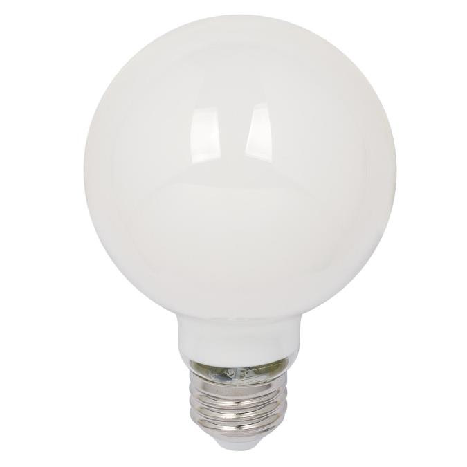 40 Watt Equivalent Medium Base Westinghouse Lighting 4317200 5.5 Watt G25 Dimmable Clear Filament LED Light Bulb 