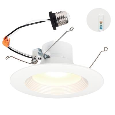 14 Watt (100 Watt Equivalent) 5-6-Inch Dimmable Recessed LED Downlight with Color Temperature Selection 