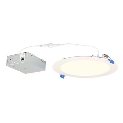18 Watt (100 Watt Equivalent) 8-Inch Dimmable Slim Recessed LED Downlight with Color Temperature Selection, ENERGY STAR