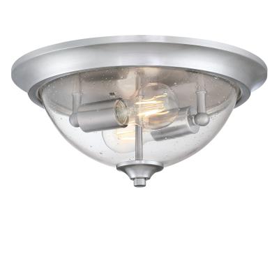 Basset 13-Inch, Two-Light Flush Mount Ceiling Fixture