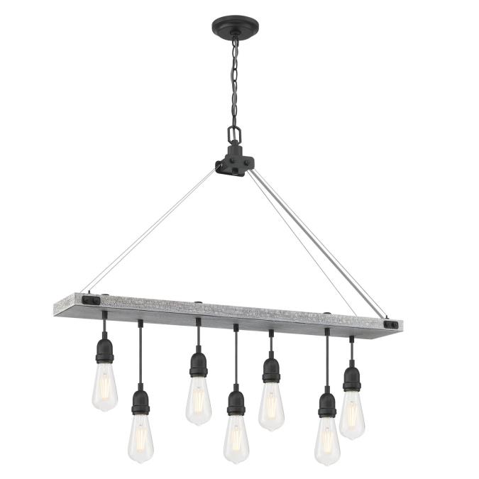 Westinghouse Lighting Elway Seven-Light Indoor Chandelier, Antique