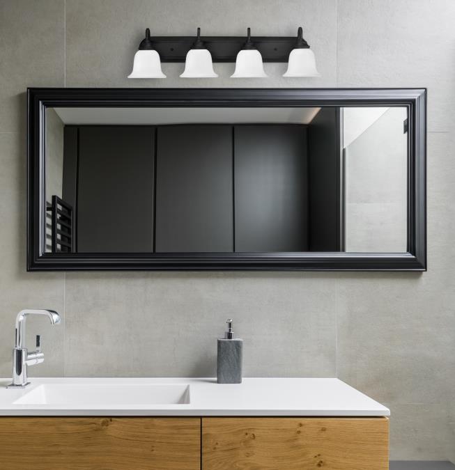 Westinghouse Lighting Harwell FourLight Indoor Wall Fixture, Matte