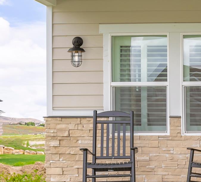 Westinghouse Iron Hill Outdoor Wall Light - Vintage Style Black-Bronze Finish