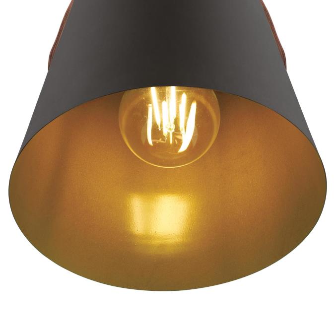 Westinghouse Lighting Pasco One-Light Indoor Mini Pendant, Black
