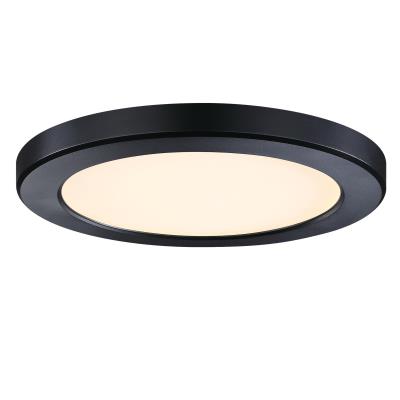 9 inch, 18 Watt Dimmable LED Indoor/Outdoor Flush Mount Ceiling Fixture with Color Temperature Selection