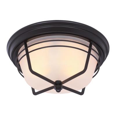 Bonneville Two-Light Outdoor Flush Fixture