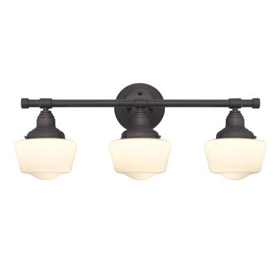 Scholar Three-Light Indoor Wall Fixture