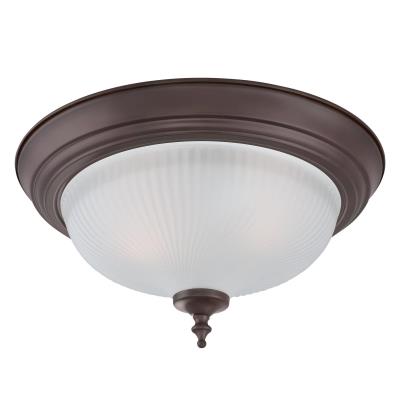 Two-Light Indoor Flush Ceiling Fixture