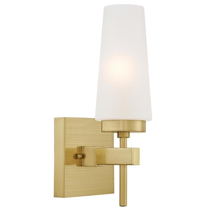Westinghouse Chaddsford OneLight Indoor Wall Fixture, Champagne Brass