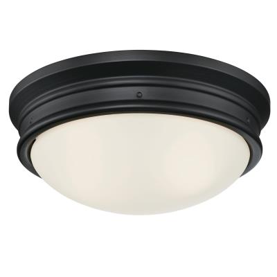 13-Inch Meadowbrook Two-Light Outdoor Flush Mount Fixture