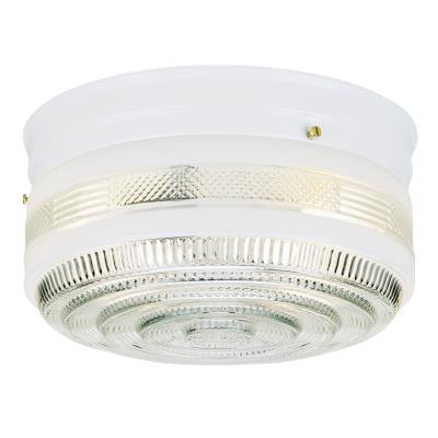 Two-Light Indoor Flush-Mount Ceiling Fixture