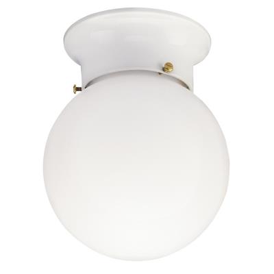 One-Light Indoor Flush-Mount Ceiling Fixture