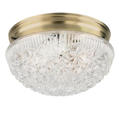 Two-Light Indoor Flush-Mount Ceiling Fixture