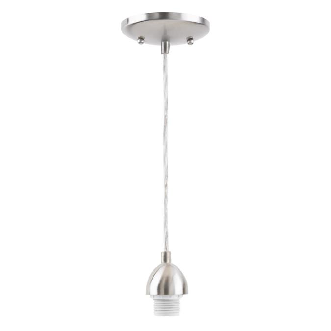 Westinghouse Lighting One-Light Indoor Mini Pendant, Brushed Nickel Finish