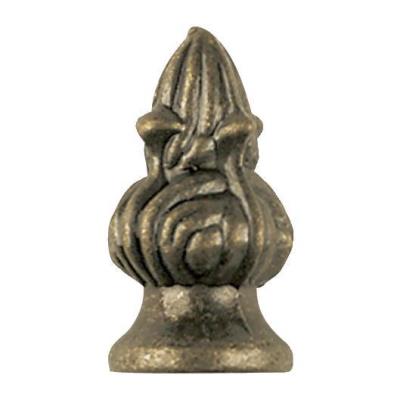 1-3/8" Tiffany Antique Brass Finish Victorian Finial