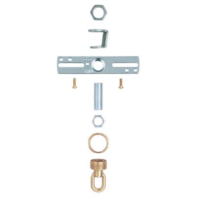 Brass Finish Screw Collar Loop Kit