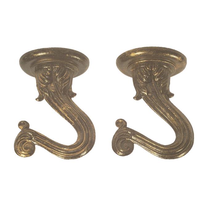 Westinghouse Antique Brass Finish Swag Hook Set