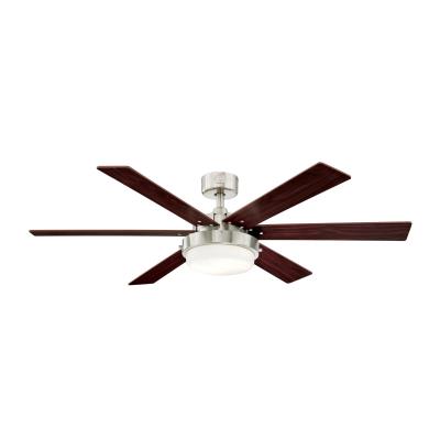 Alloy II 52-Inch Indoor Ceiling Fan with LED Light Kit