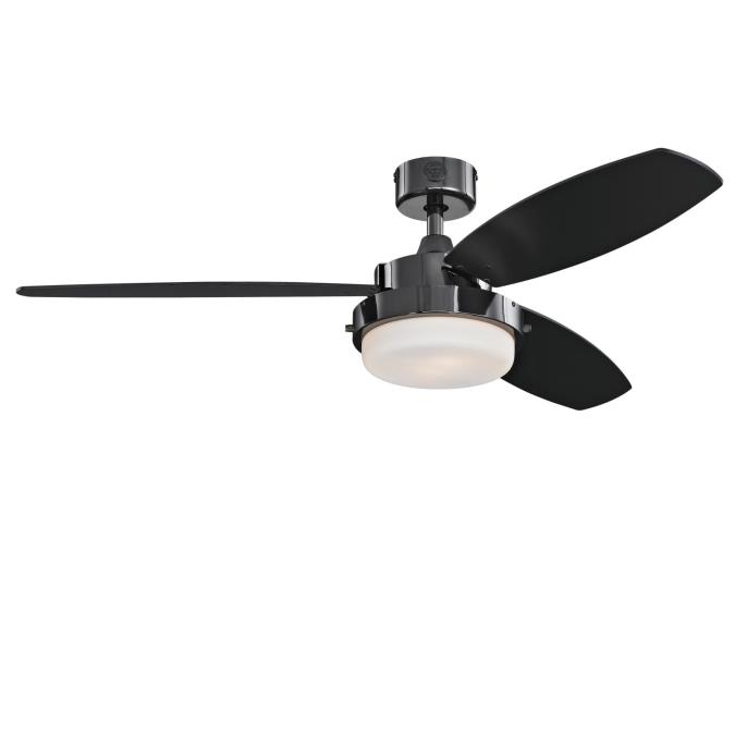 Westinghouse Alloy Led 52 Inch Reversible Three Blade Indoor Ceiling Fan Metal Finish With - How To Change Bulb In Westinghouse Ceiling Fan