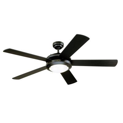 Comet 52-Inch Indoor Ceiling Fan with Dimmable LED Light Fixture