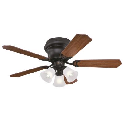 Contempra Trio 42-Inch Indoor Ceiling Fan with Dimmable LED Light Fixture