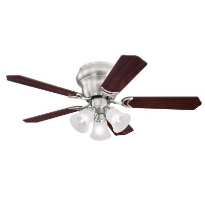 Contempra Trio 42-Inch Indoor Ceiling Fan with Dimmable LED Light Fixture