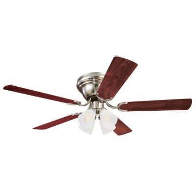 Contempra IV 52-Inch Indoor Ceiling Fan with Dimmable LED Light Fixture