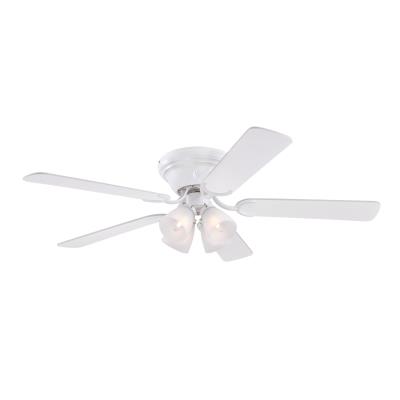 Contempra IV 52-Inch Indoor Ceiling Fan with Dimmable LED Light Fixture