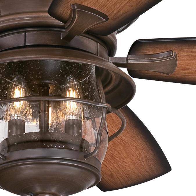 Indoor Outdoor Ceiling Fan, Lantern Ceiling Fan