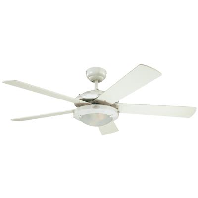 Comet 52-Inch Indoor Ceiling Fan with Dimmable LED Light Fixture