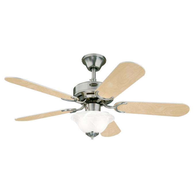 Indoor Brushed Nickel Ceiling Fan Replacement Parts Chardonnay 52 in 