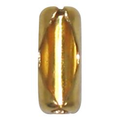 Six Solid Brass Beaded Chain Connectors