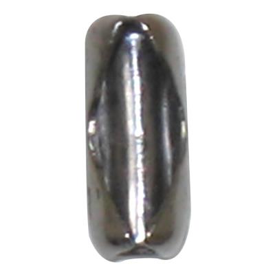 Six Chrome Beaded Chain Connectors