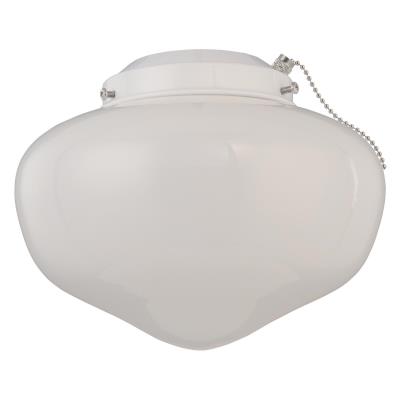 LED Schoolhouse Ceiling Fan Light Kit, Damp Location
