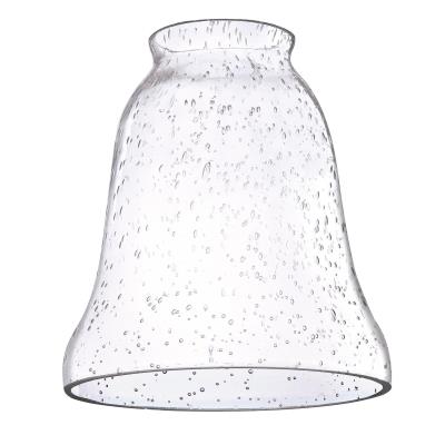 Westinghouse Clear Seeded Glass Bell Shade, Clear Glass Shades For Ceiling Fans