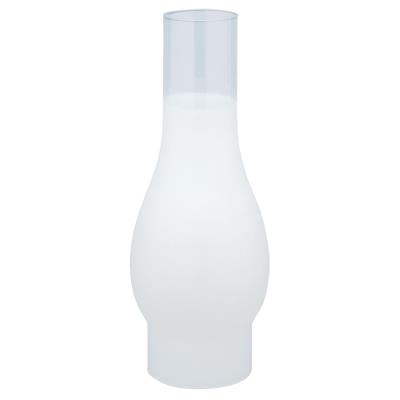 3-Inch Handblown 3/4 Frosted Glass Chimney